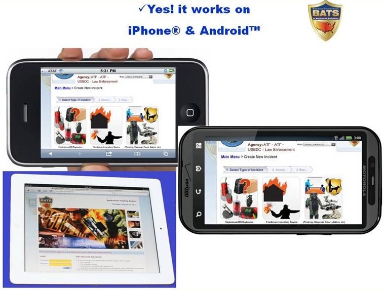 BATS working on smart phones and tablets