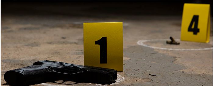 Firearm at a crime scene