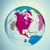 Globe of the world