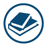 Icon of two books stacked up