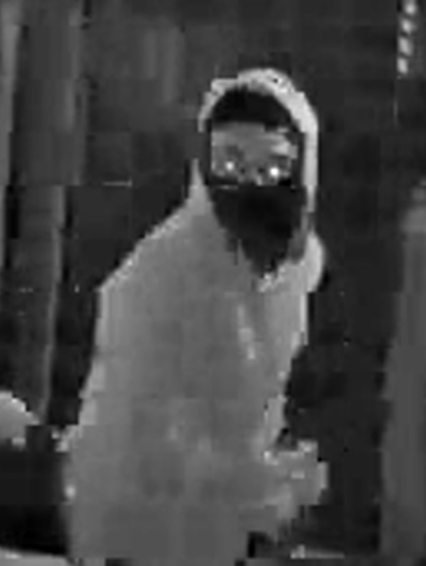 Second security camera still frame of Noblesville burglary suspect.