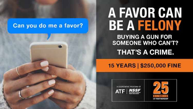A favor can be a felony - buying a gun for someone who can't? That's a crime. 15 years, $250,000 fine Advertisement