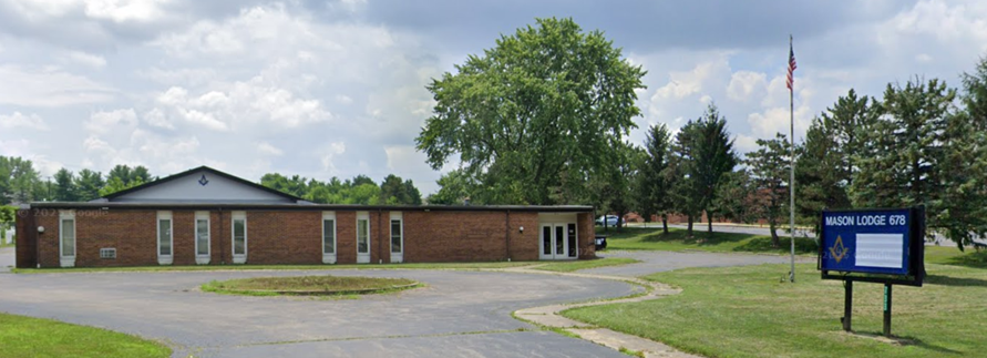 Image of the Masonic Temple Lodge 678 from the outside