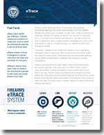 Thumbnail of the eTrace FY2024 fact sheet