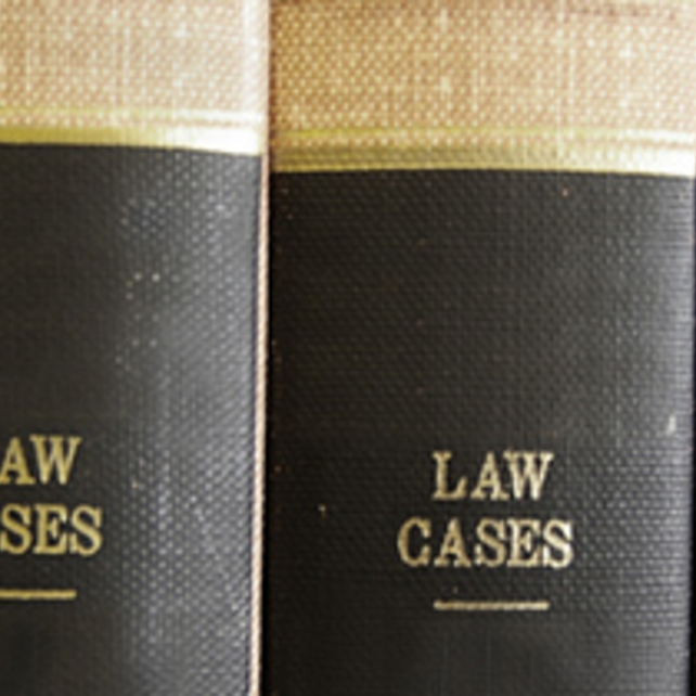 A row of legal books
