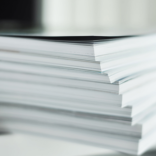 Stack of publications