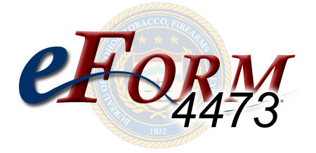 Banner for eForm 4473 with the ATF seal behind it