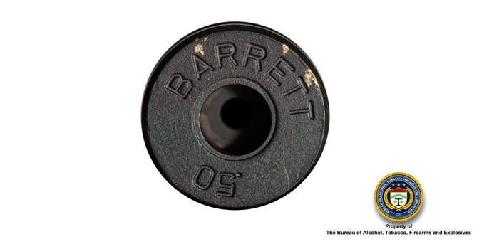 Bottom of Barrett .50 Cal Bullet 