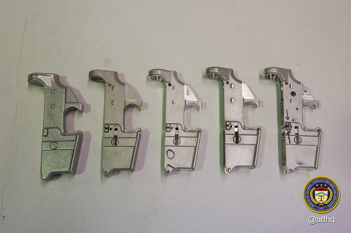 Various stages of completion (side view)