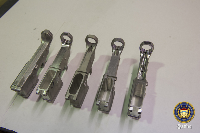 Various stages of completion (top view)