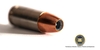 9 mm Hollow Point Bullet on its side