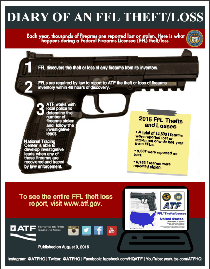 Theft/loss infographic