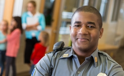 Security guard at a school