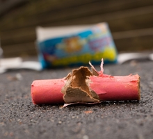 A used firecracker