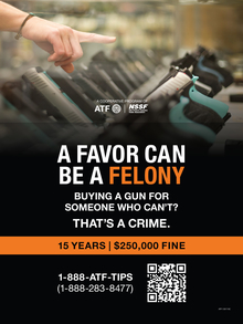 ATF I 3317.9C - Don’t Lie for the Other Guy Poster: Woman pointing at a firearm