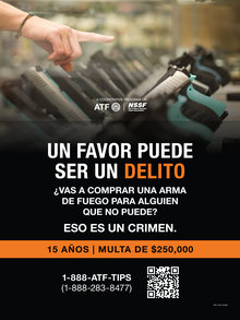 ATF I 3317.9C-SP Don’t Lie for the Other Guy Poster: Woman pointing at a firearm